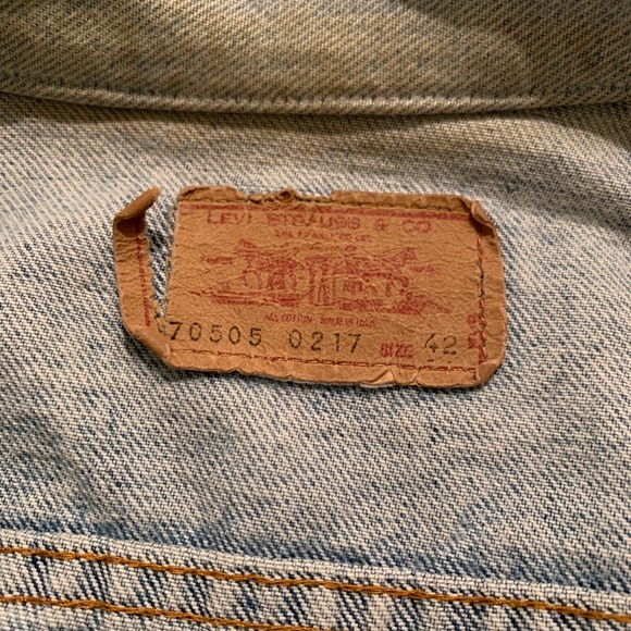 Levi’s men’s denim jacket 705. Size 42. - Picture 3 of 4